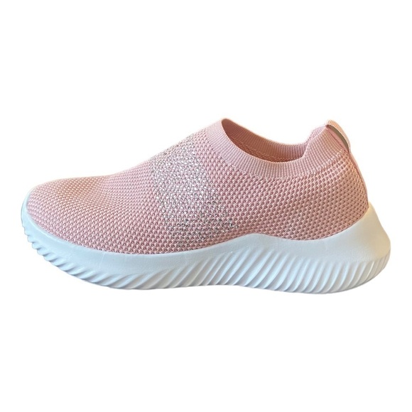 Pink Glitter Catherine Slip-On Sneakers Size 7.5 - Picture 1 of 9